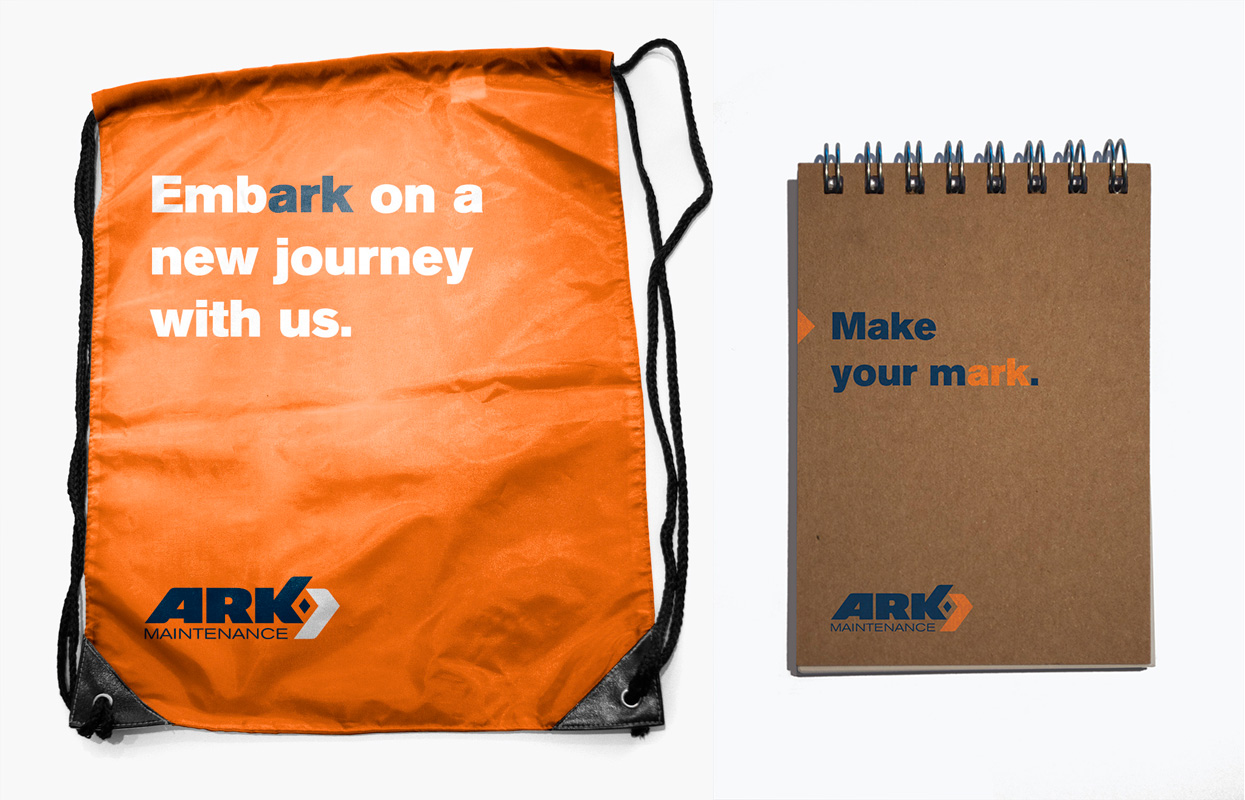 ARK Maintenance Tote bag & notebook