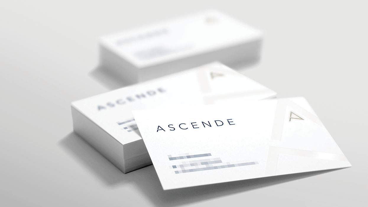 Ascende Capital Business Card Design