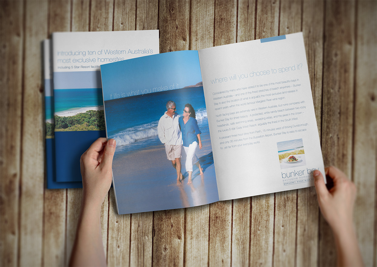 Bunker Bay Brochure Design