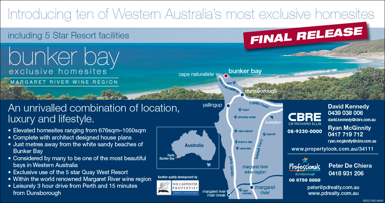 Bunker Bay Press Advertisement Design
