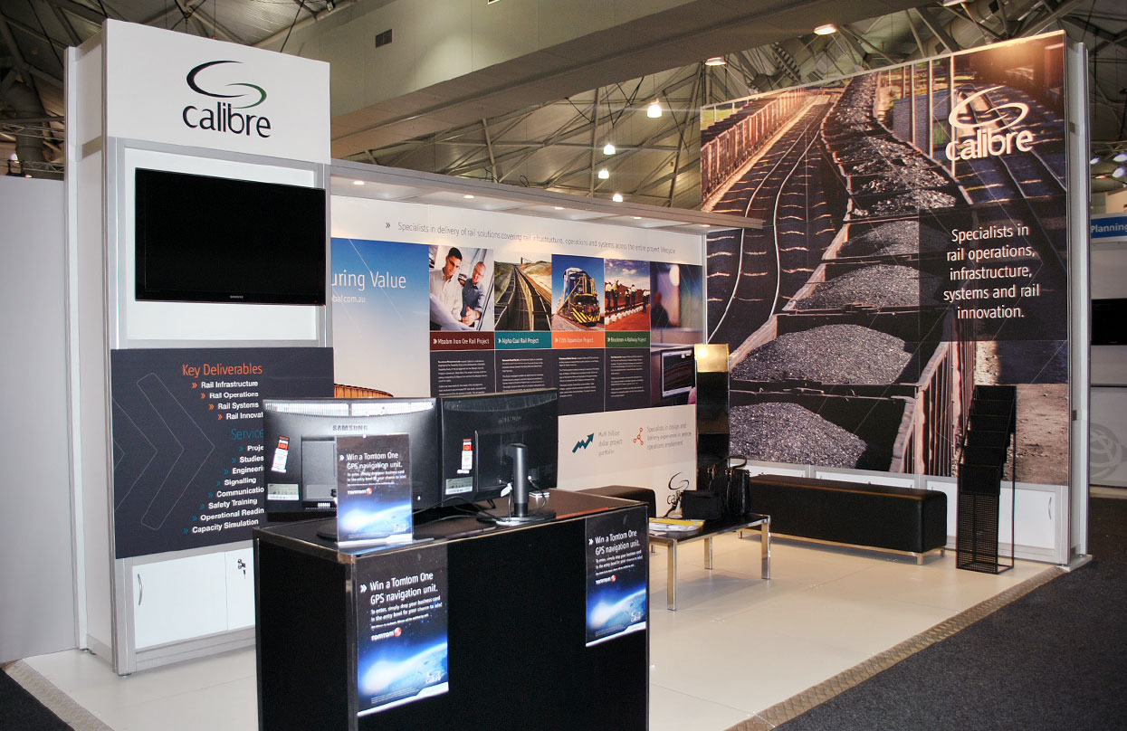 The Calibre Global expo booth