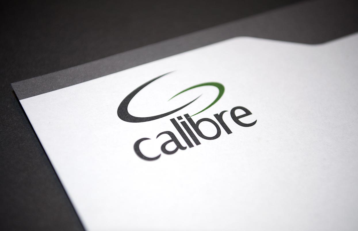Calibre Global logo on letterhead