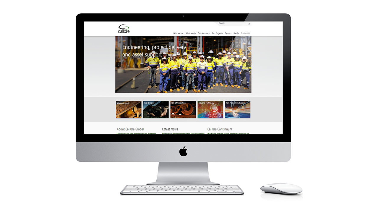 Calibre Global Website Design