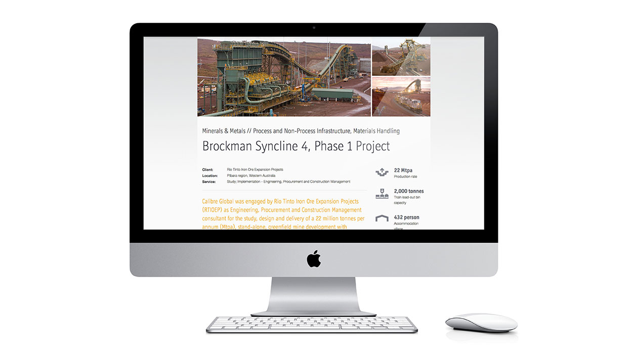 Calibre Global Website Design