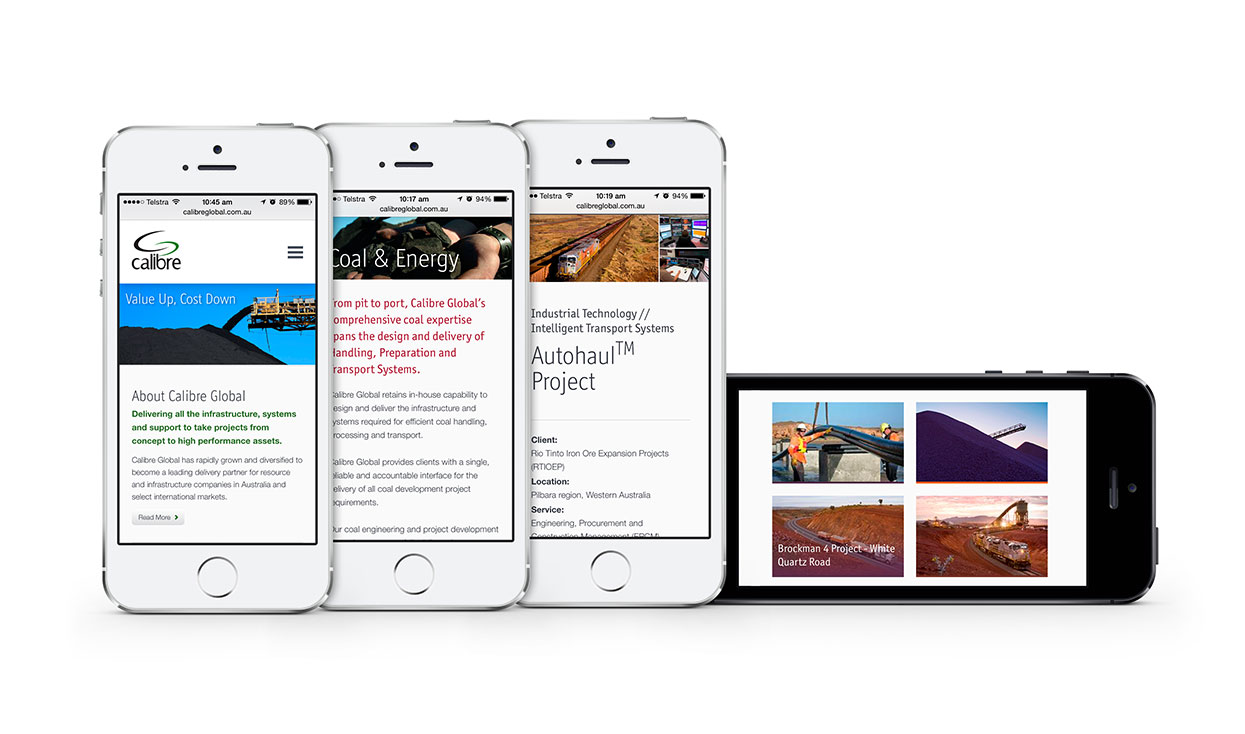 Calibre Global Responsive Website Design