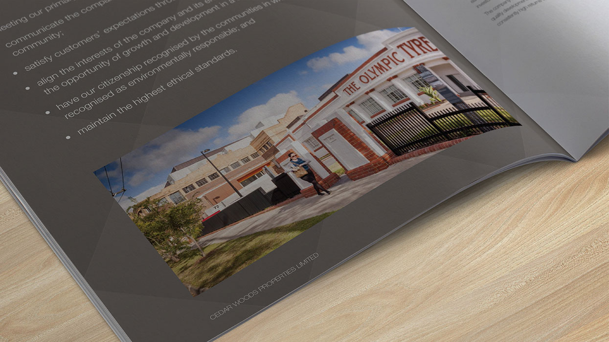 Cedar Woods 2013 Annual Report Design