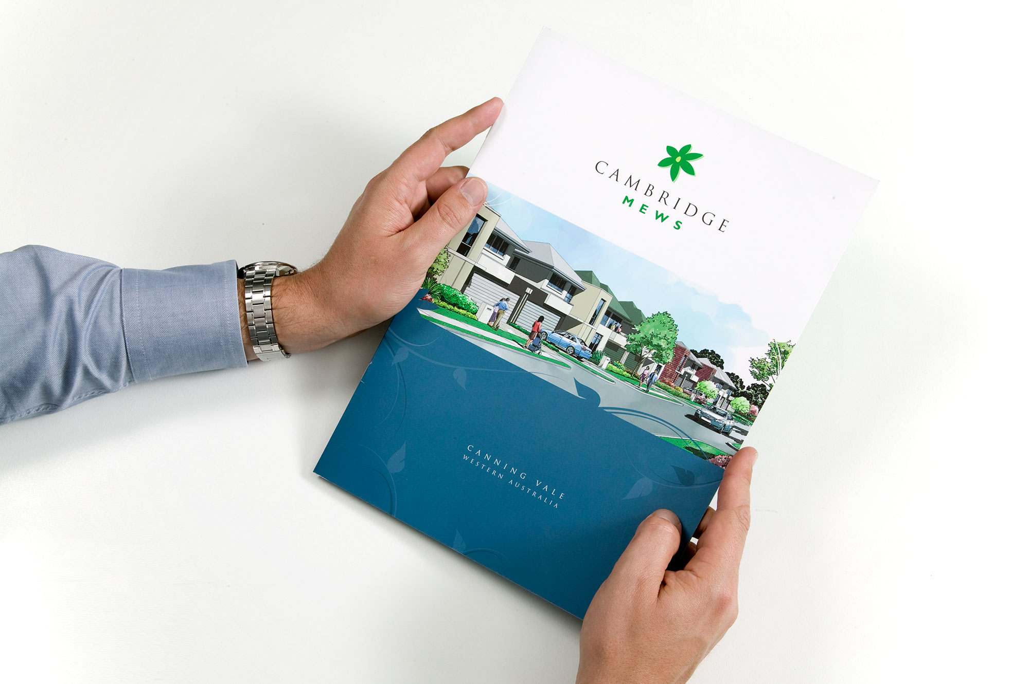 Cambridge Mews Presentation Folder Design