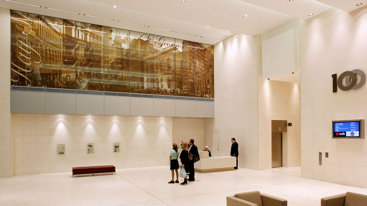 Mural at Enex 100 St Georges Terrace, Perth
