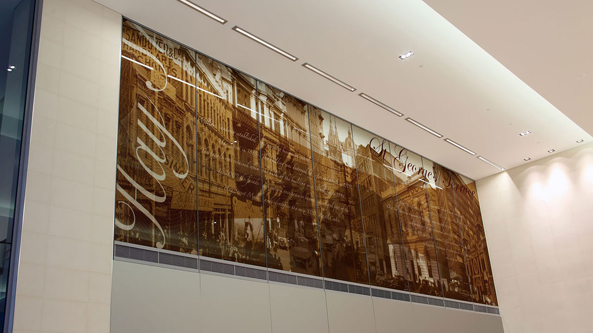 Mural at Enex 100 St Georges Terrace, Perth
