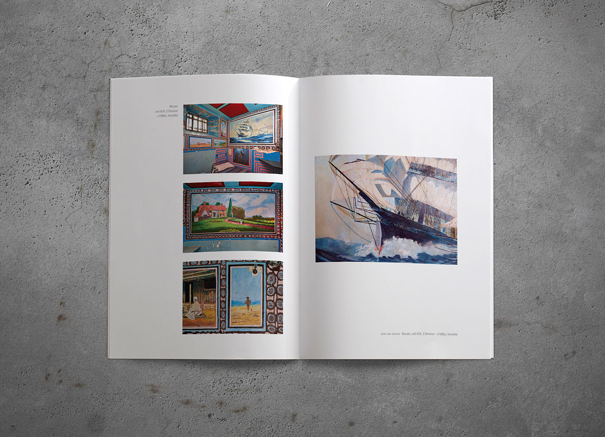 Fremantle Prison 'Art Behind Bars' Book Spread