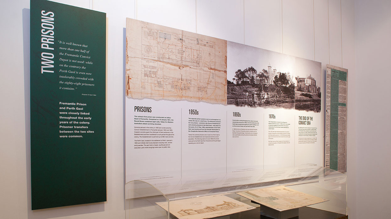 Fremantle Prison Rock Breakers Exhibition Didactic Panels
