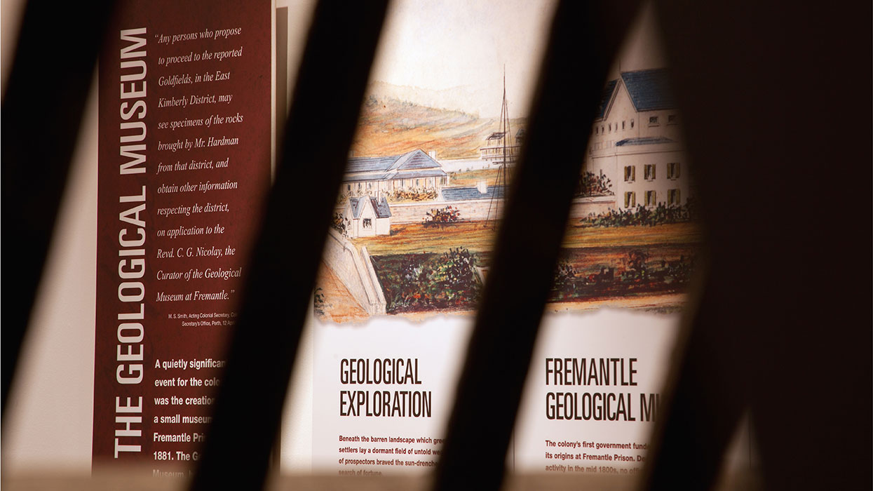 Fremantle Prison Rock Breakers Exhibition Didactic Panels