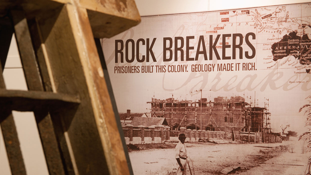 Fremantle Prison Rock Breakers Exhibition