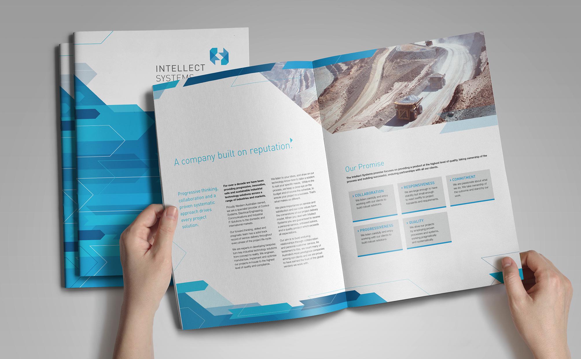 Intellect Systems - Capability statement brochure design