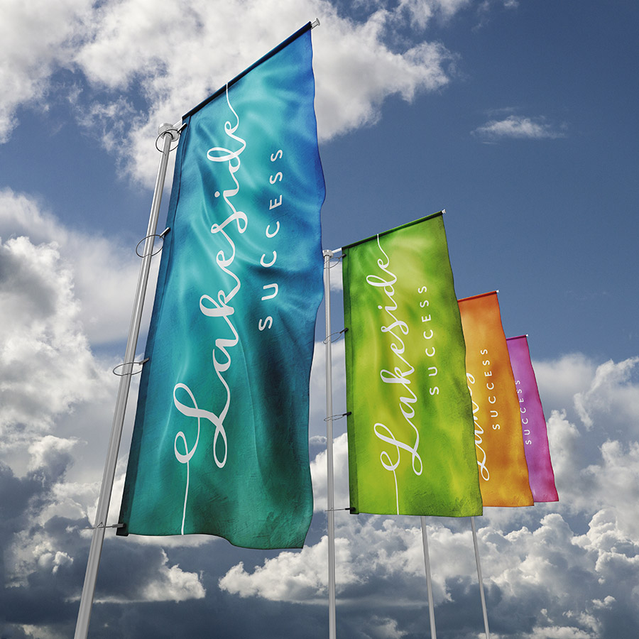 Lakeside Success flags