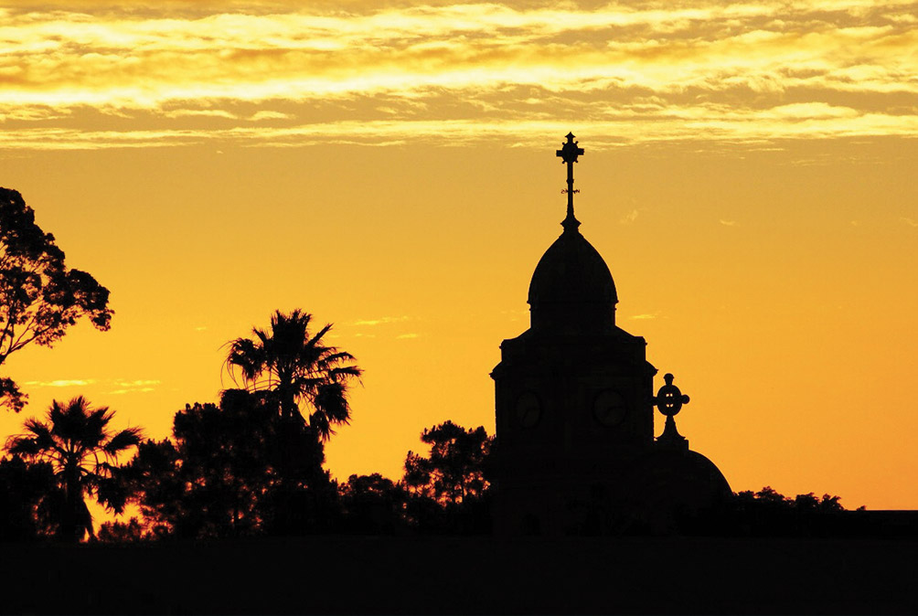 Finding our way in Australia’s only monastic town.