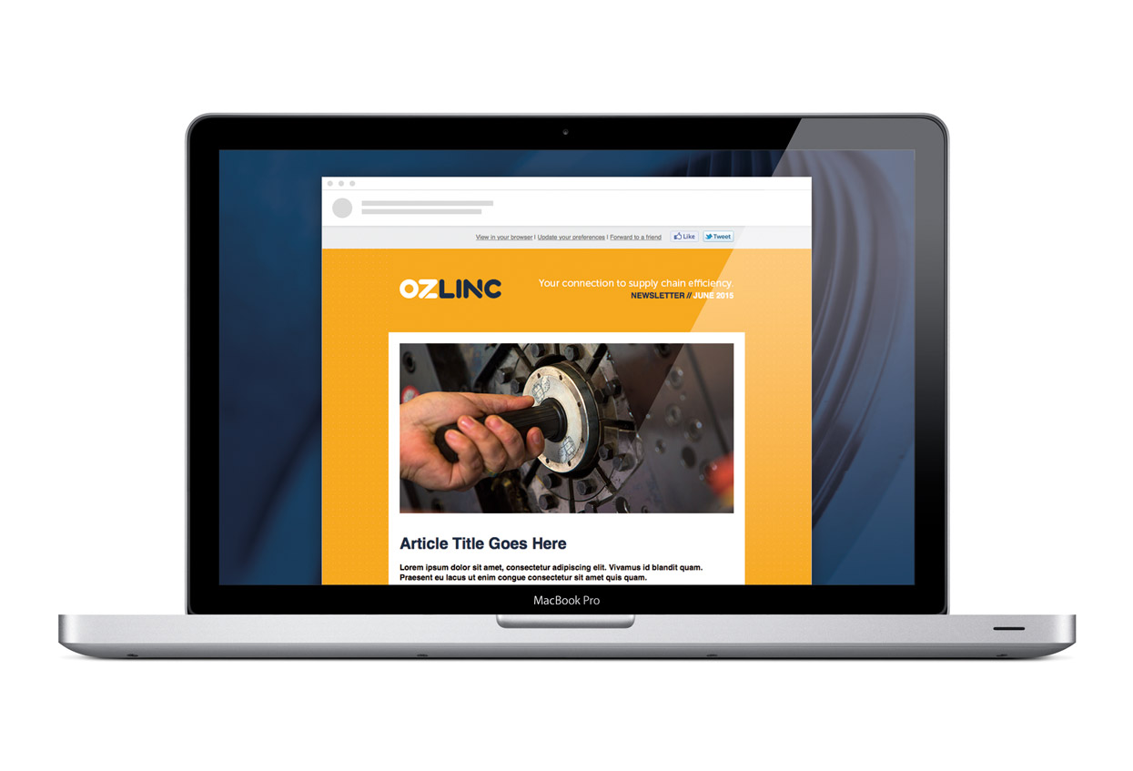OzLinc Email Newsletter Design