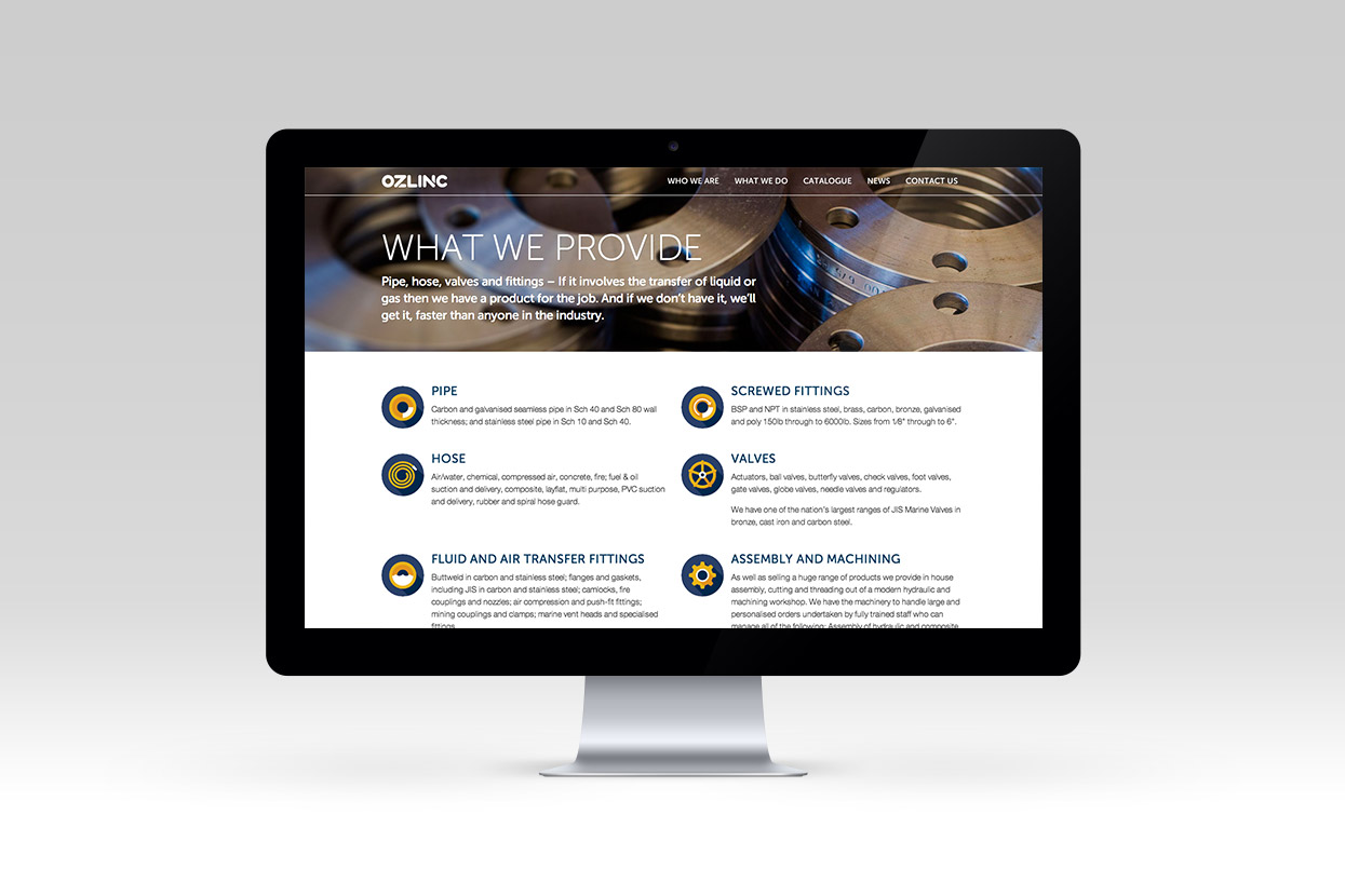 OzLinc Website Design