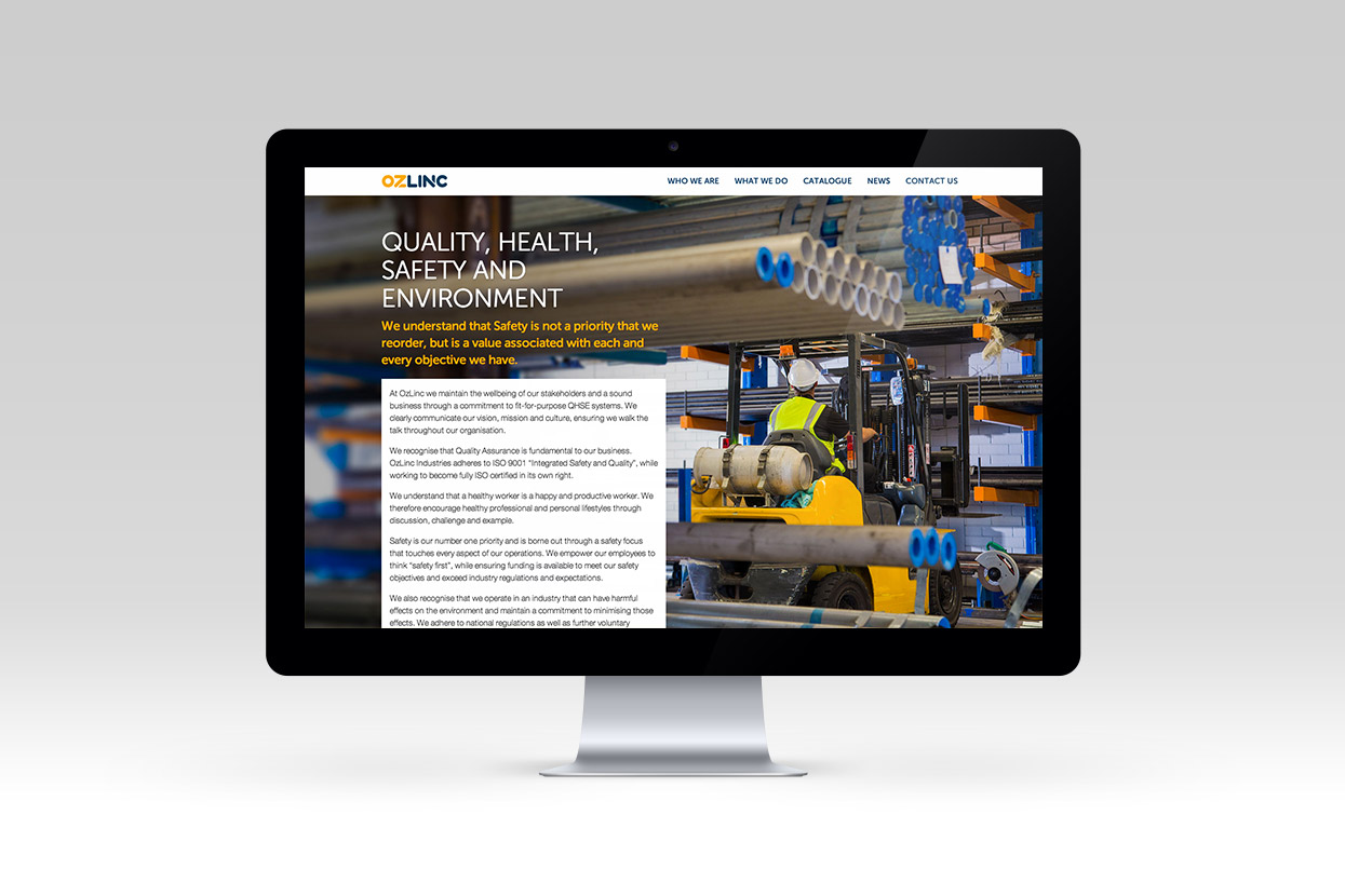 OzLinc Website Design