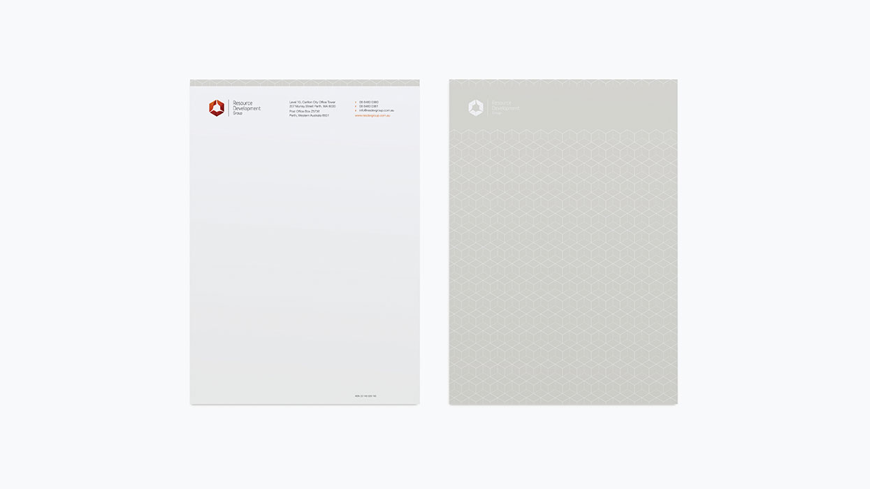 Resource Development Group Letterhead