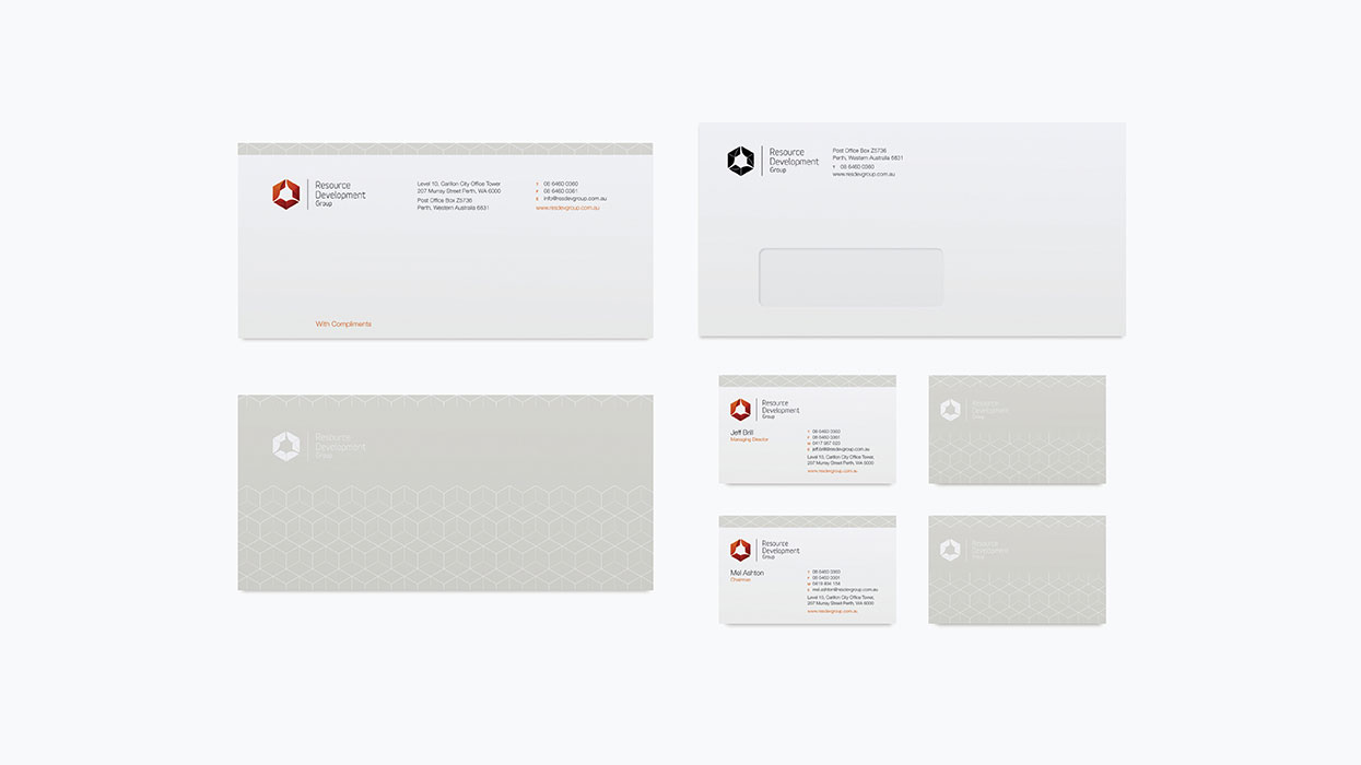 Resource Development Group Corporate Stationery Suite