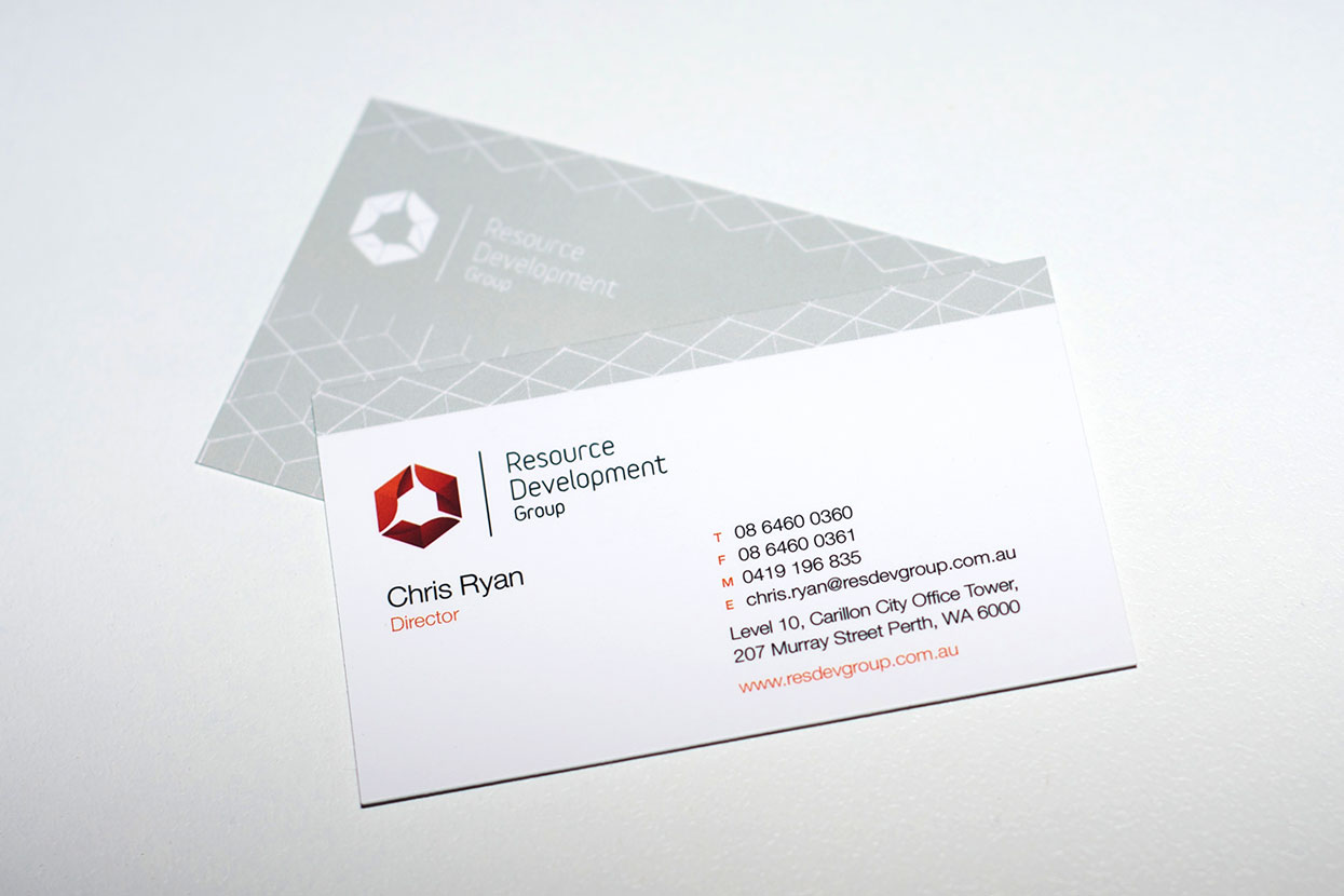 Resource Development Group Business Cards