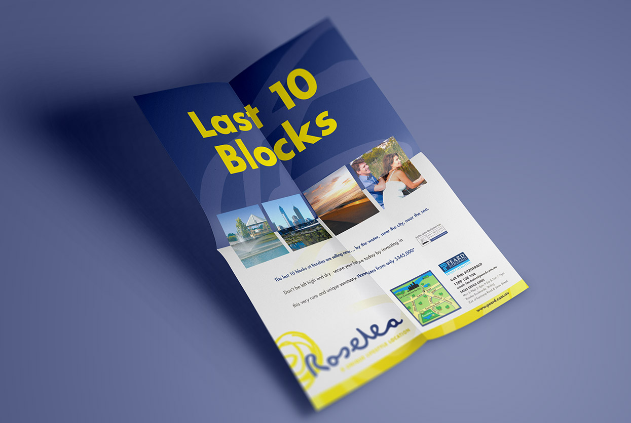 Roselea Estate Flyer Design
