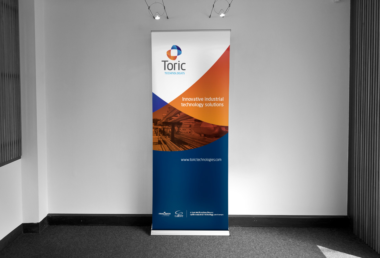 Toric Technologies Pull Up Banner
