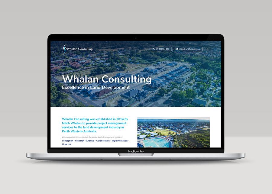 Whalan Consulting Website