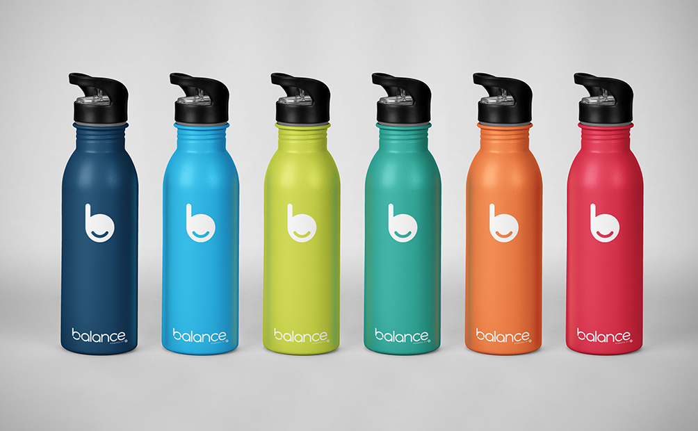 Balance Program water bottles