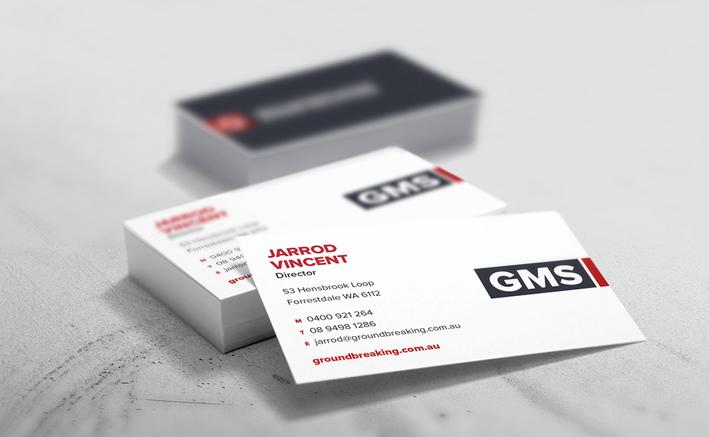 Groundbreaking Mining Solutions corporate stationery
