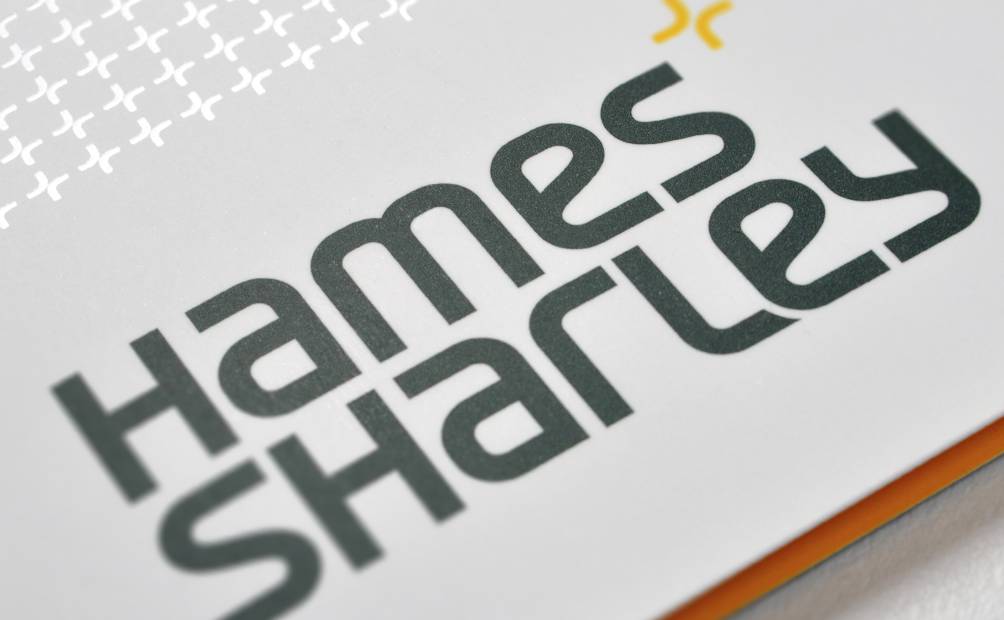 Hames Sharley :: Re-branding - Presentation folder with UV varnish