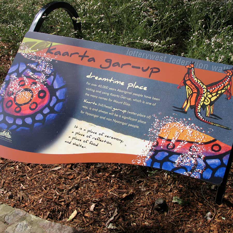 Kings Park Interpretive Signage