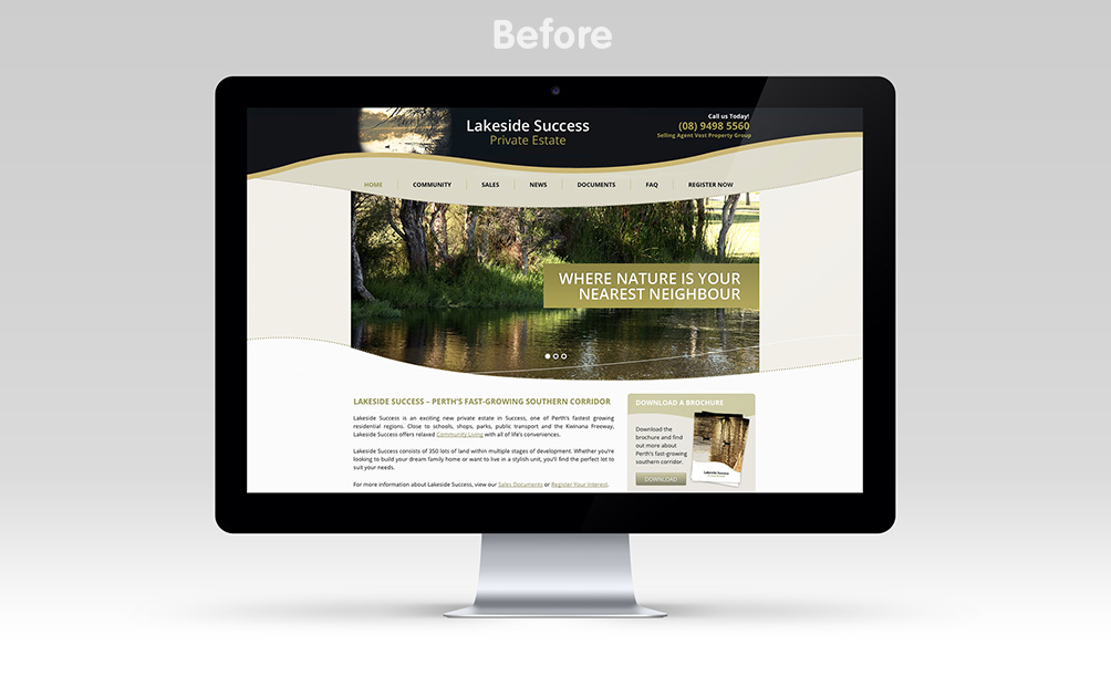The original Lakeside Success website