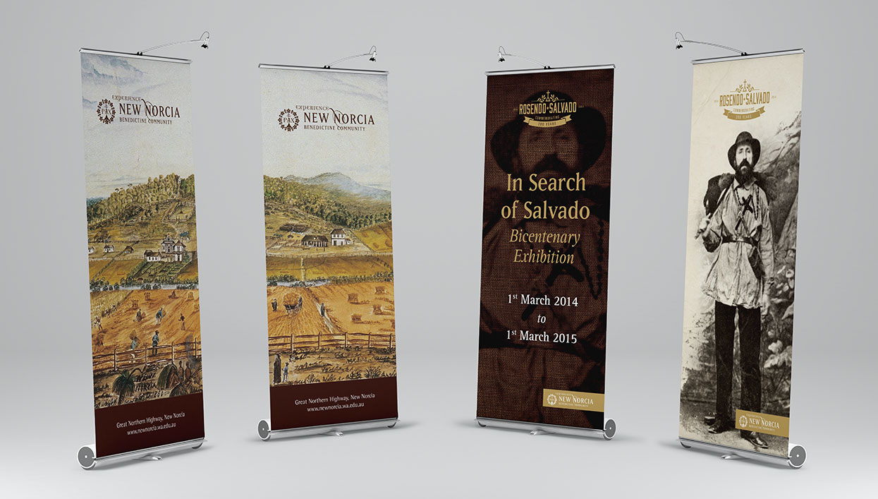 New Norcia Salvado Bicentenary Pull-up Banners