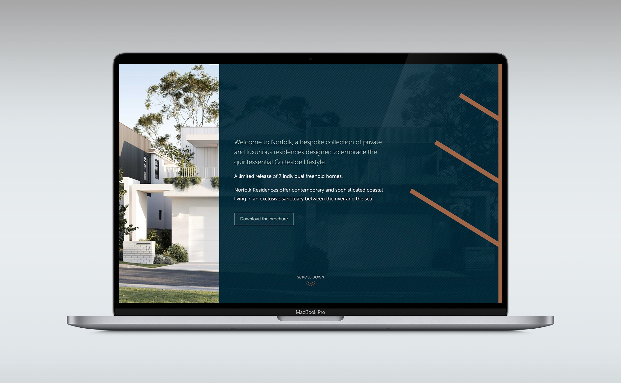 Norfolk Residences website design