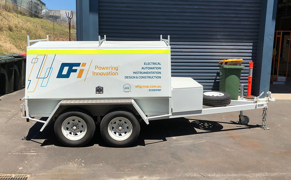 New graphics for one of OFI's trailers