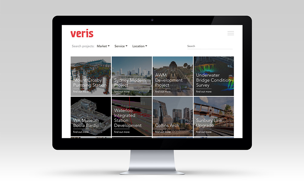 Veris website projects
